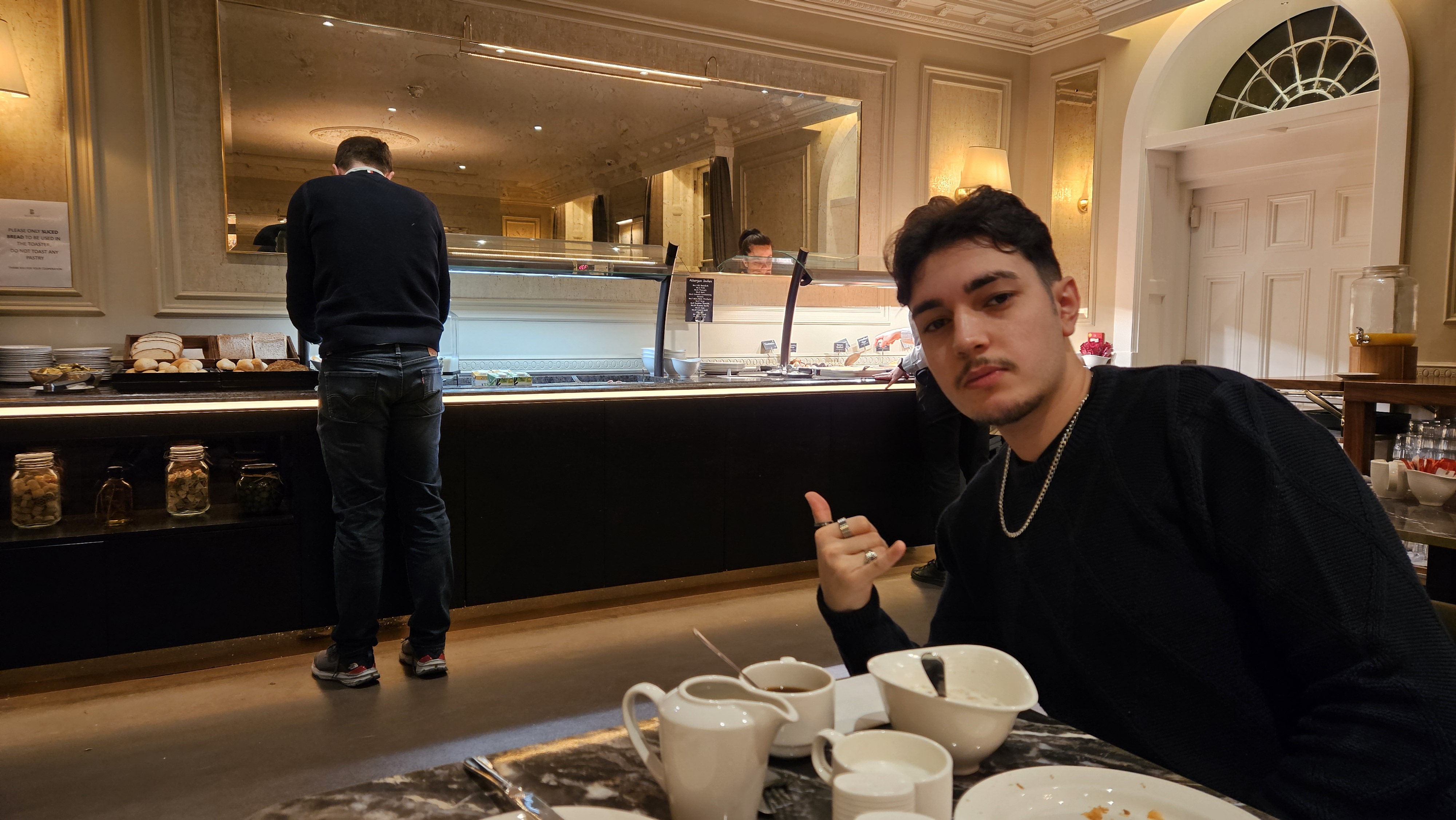 Breakfast at the hotel